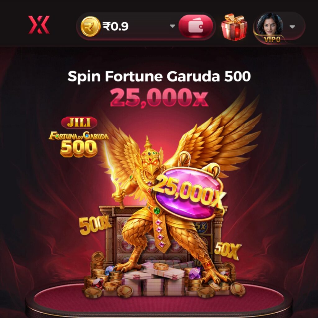 IX7 Game login banner with online casino style gaming interface and mobile gameplay screen